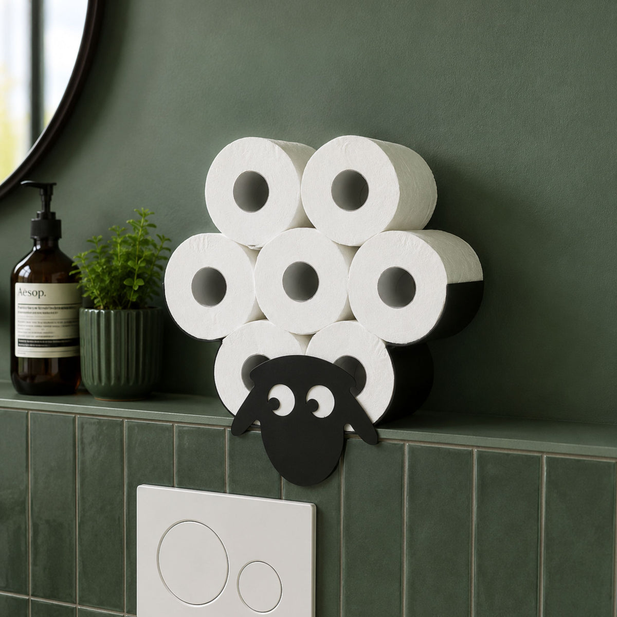 Toilet Paper Holder "Sheep 2"
