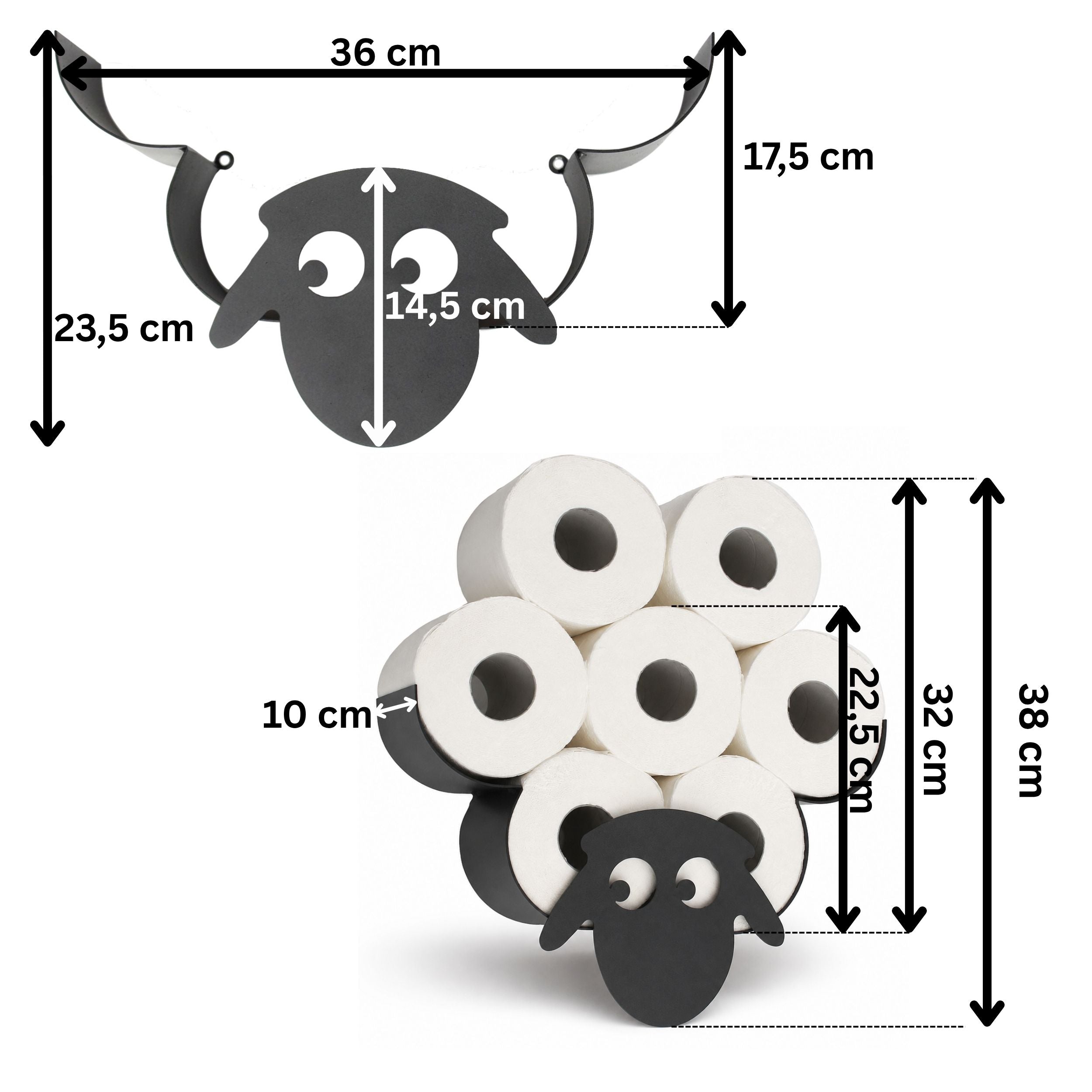 Toilet Paper Holder "Sheep 2"