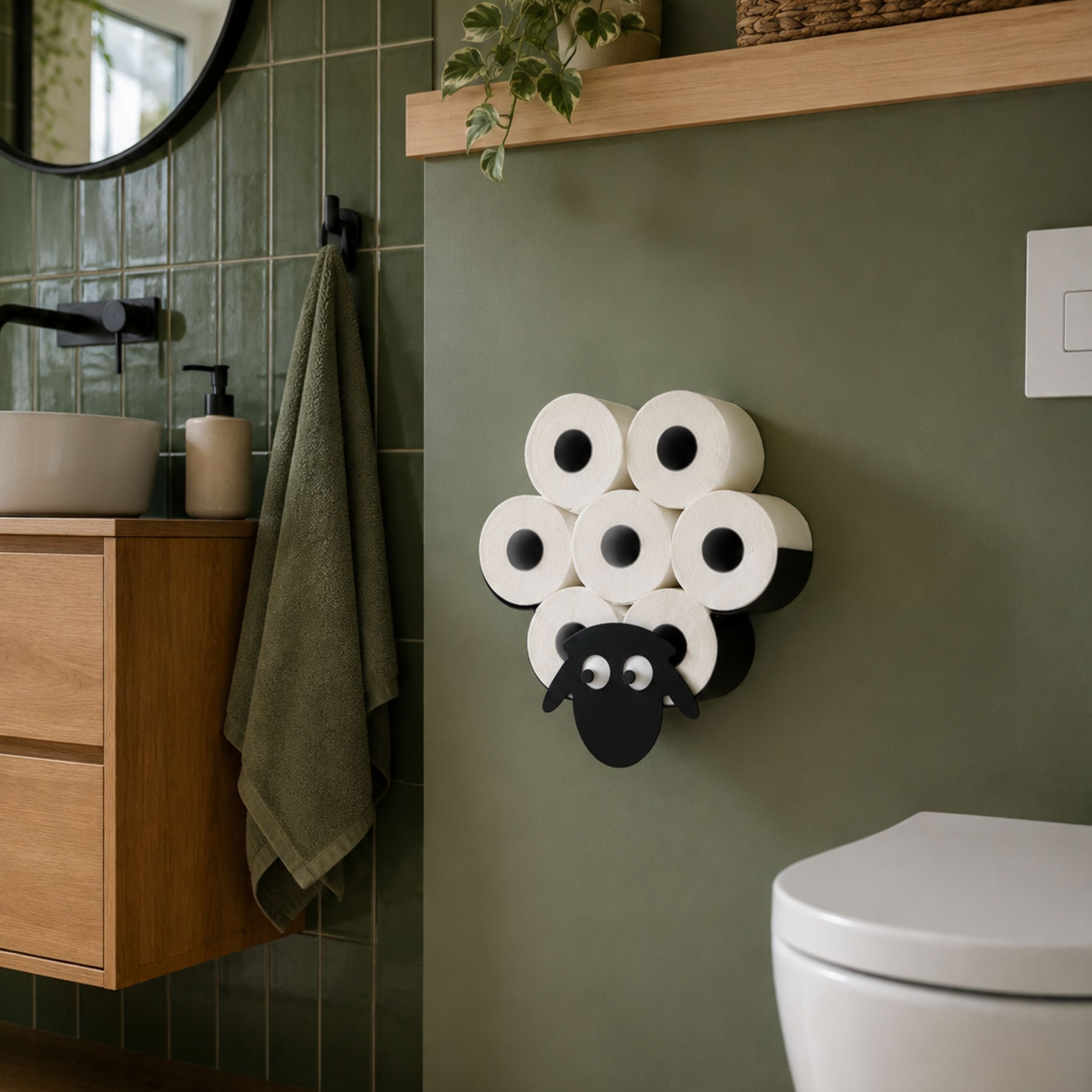 Toilet Paper Holder "Sheep 2"
