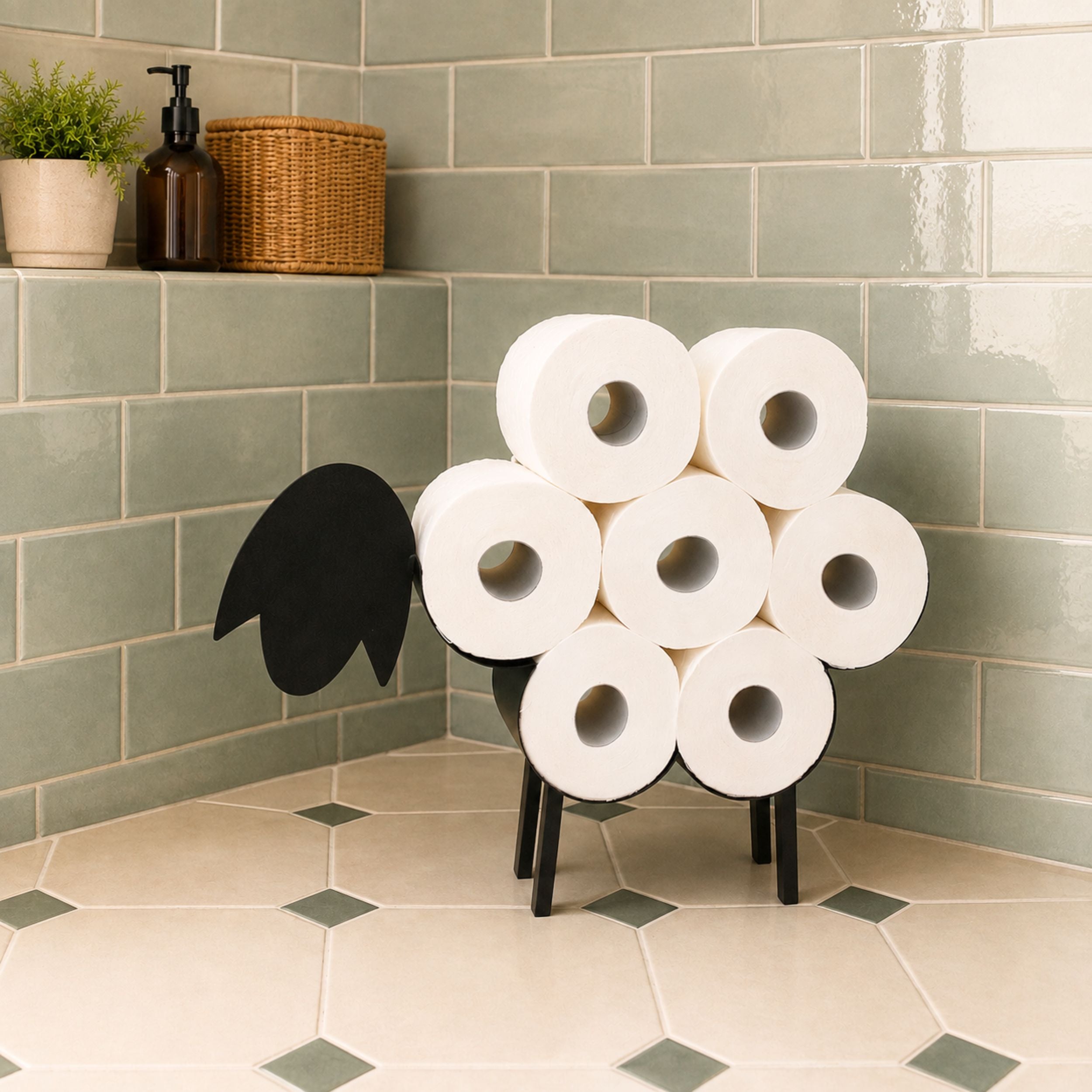 "Sheep" Toilet Paper Holder
