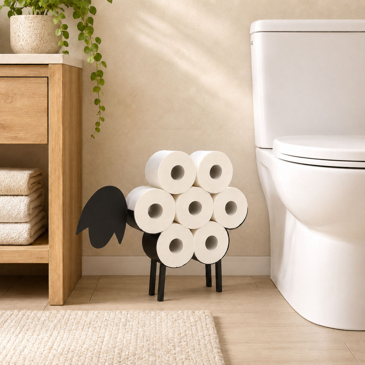 "Sheep" Toilet Paper Holder