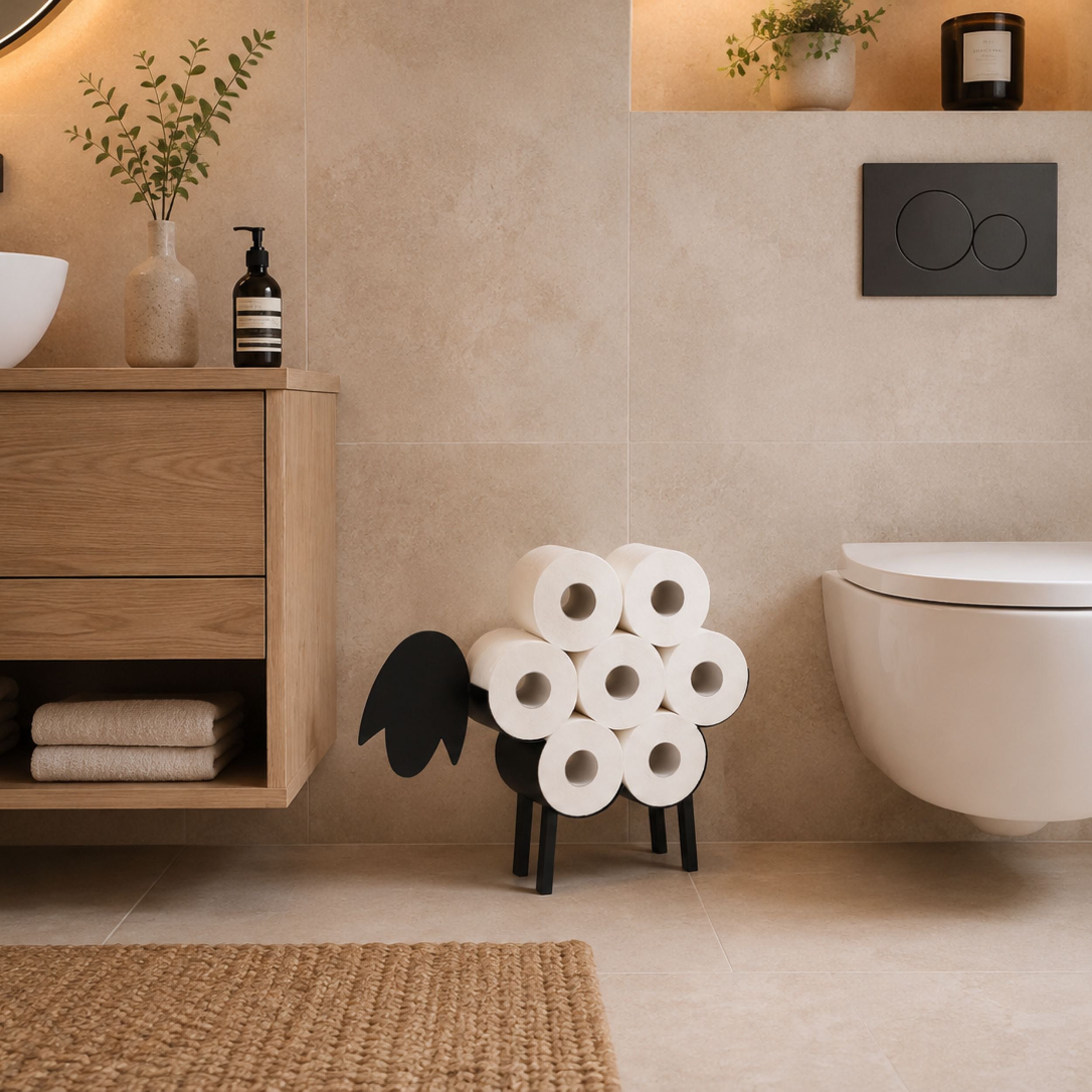 "Sheep" Toilet Paper Holder